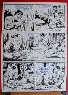 Gamba, Francesco | original plate "Zagor" p. 73 | Catawiki