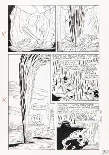 Scarpa Romano - "Topolino e la fiamma eterna di Kalhoa", 1961 | Urania Casa d’Aste