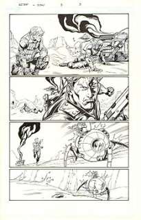 Robert Atkins - Original Art Page  - IDW Publishing  - GI Joe #5  - Page 3  - (2011)