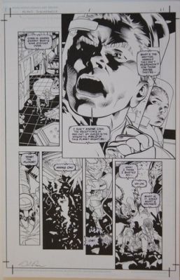 DAVID ROSS / ANDREW PEPOY original art, ALIENS XENOGENESIS #1 pg 11, 11x17 | eBay US