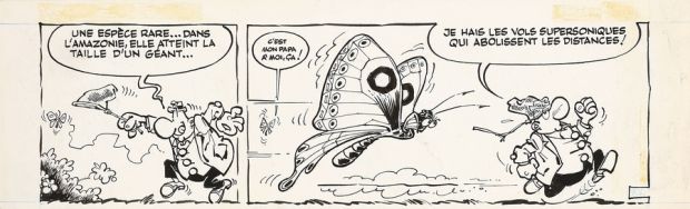 Greg | Lot 123 - Achille Talon, strip n°86 à l’encre de Chine.… | AZ auction