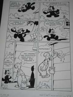 Original Art Page By Messmer, Otto | Toby Press  - Felix The Cat #43  - Page 5  - (1953) | Catawiki