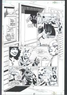 Rags Morales David Meikis | ! Great Morales Art - Hourman in a Diner Issue Hourman #19 Page 6 | Koch Comic Art