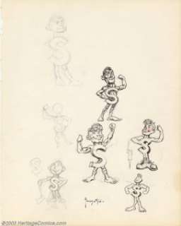 Frank Frazetta - Original Sketch Art (undated). Fantasy maestro, Frank Frazetta, is a master of image, and his - | Heritage