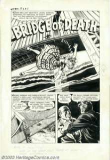 Bob Powell and Howard Nostrand - Original Art for Witches Tales #17, Complete 7-page Story, "Bridge of - | Heritage
