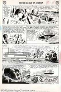 Mike Sekowsky and Bernard Sachs - Original Art for Justice League of America #33, page 17 (DC, 1963). Superman and - | Heritage