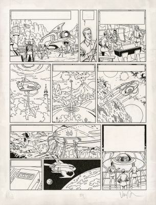 Van Dongen | Blake et Mortimer T. 31 La menace Atlante | Galerie Champaka