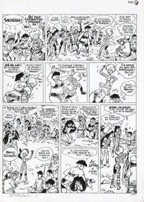 Wasterlain | Jeannette Pointu, planche n°6 à l’encre de… | AZ auction