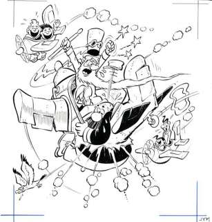 CEZARD Jean Couverture de Pim, Pam Poum Spécial 3… | Vermot et Associés