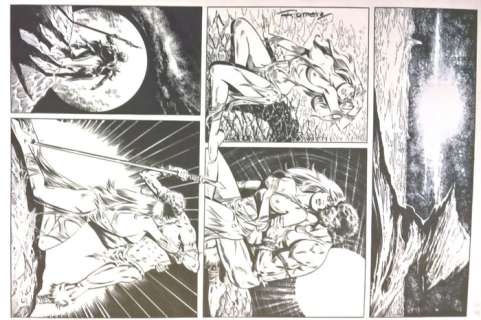 Romero, Enrique Badia | Original page (p.38)  - Axa  - Epilogo  - (c. 1988) | Catawiki