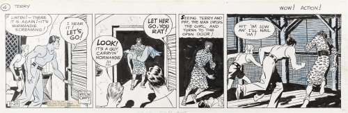 Caniff Milton - "Terry and the Pirates - Wow! Action!", 1935 | Urania Casa d’Aste