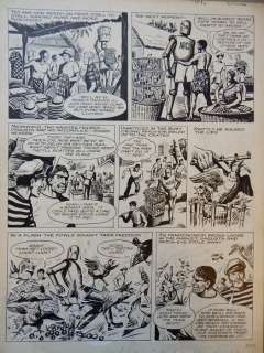 Kearon, Edward | Original page  - Robot Archie  - South-Seas Fortune Hunter  - (1958) | Catawiki