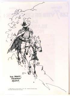 André Juillard - Les 7 vies de l’Epervier V.1 La blanche Morte - dessin original au [...] | Arthema Auction