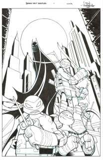 Jon Sommariva - Batman TMNT Adventures 1 Cover Art