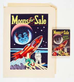 Moons For Sale re-creation cover artwork (1980s) by Ron Turner from… | Comic Book Auctions ltd