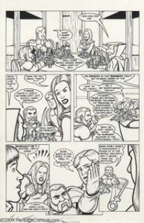 Brendon and Brian Fraim - Original Art for Knights of the Dinner Table Illustrated #8, page 1 (Kenzer & Co., -