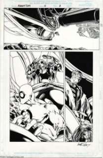 Gene Ha and Andrew Pepoy - Askani’son # 4, page 8 Original Art (Marvel, 1996). Gene Ha details this Mutant - | Heritage