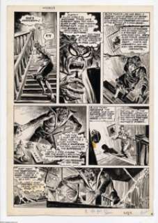 Sonny Trinidad - Vampire Tales #10, page 12 Original Art (Marvel, 1975). Michael Morbius fights his craving for - | Heritage