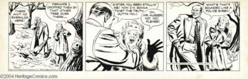 Alex Raymond - Rip Kirby Daily Comic Strip Original Art, dated 3-15-50 (King Features Syndicate, 1950). This daily - | Heritage