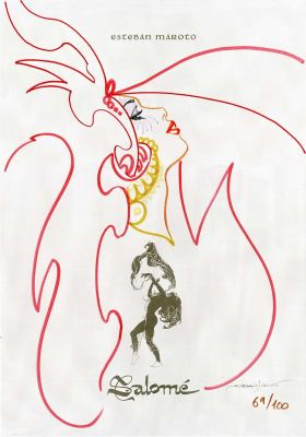 Esteban Maroto | Portafolio Salomé 69/100 con Dibujo Original (ECCarteycoleccionismo) | Pop Art Collector