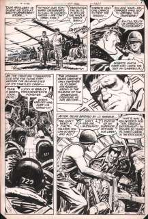 Dan Spiegle - Weird War Tales #109 P.5 - Creature Commandos - 1982 - 10.75X15.5 - $750