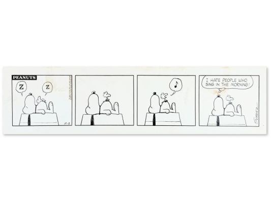 Lot 430 - Charles Schulz Peanuts Daily Strip (5-2-1970)