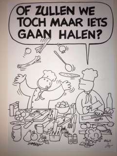 Tol, Jean-Marc van - Original illustration - Fokke & Sukke - Of zullen we toch maar iets gaan halen? | Catawiki