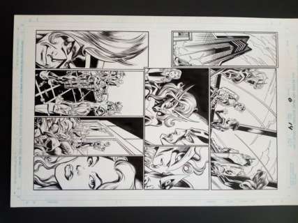 Original Art Page By Mark Bagley | Marvel Comics  - Thunderbolts #0  - Page 14  - (1998) | Catawiki