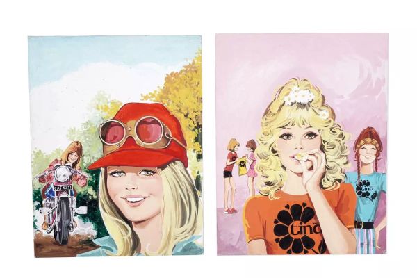 Original front cover artwork for Princess Tina by Purita Campos | misc / divers