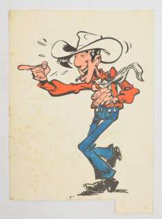 [Original comic art] [Morris/ John Bakker?] Original drawing Lucky Luke | Zwiggelaar Auctions