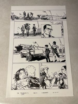 TERMINATOR 2029 #3 original comic book art FIGHTERS PREPARING FOR BATTLE 2010 | eBay US (Buy It Now)