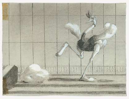 Fantasia Studio Walt Disney, 1940. Dessin de storyboard pour la séquence | Rossini