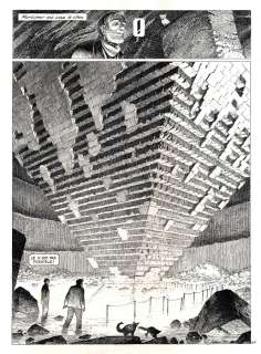 SCHUITEN François - Planche originale 55 de la série Blake et Mortimer- Le Dernier Pharaon