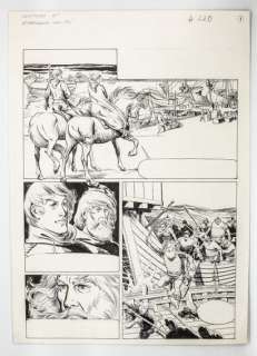 SIEVRE Martin/COELHO Eduardo, Gerfried. Planche originale de Chevalier sans foi, histoire en huit ta… | Maison Good