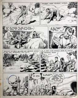 Gérald Forton/Bob Morane. Planche originale n°40 de… | Dagoty