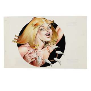 Andre Cheret (1937-2020) | Petit Rahan. Quatrième de couverture du Petit Rahan. Cachet du dessinateur au verso. Gouache 26,3 x 16,9 cm | HVMC