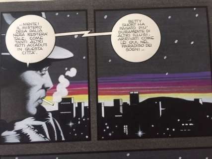 Sesar - tavola originale "Black Dhalia" - Loose page | Catawiki