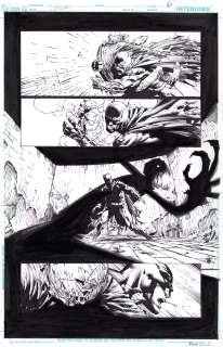 David Finch / Richard Friend - The Dark Knight vol 2 #5 pg.6 Batman vs. Scarecrow! 2012