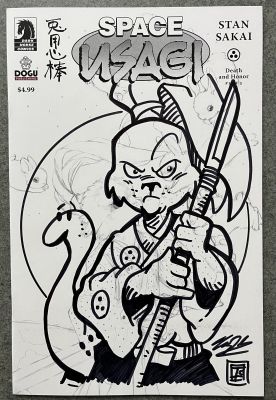 Tim Shinn | Usagi Yojimbo Remarque Sketch Tim Shinn | Raremarq (Buy It Now)