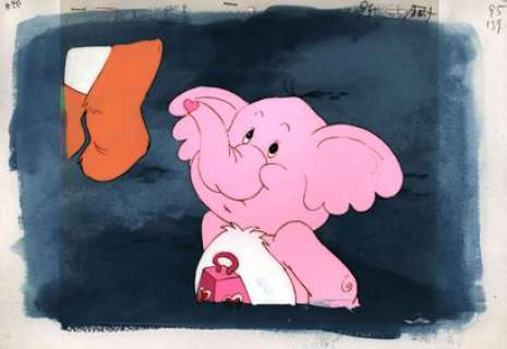 * LES BISOUNOURS DIC 1985-1988 Cellulo des Bisounours sur décor original correspondant... | Vermot et Associés