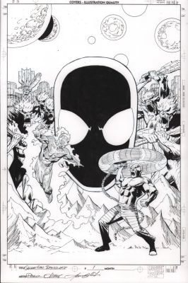 Pat Olliffe | Marvel Super Heroes Secret Wars: Battleworld #1 Cover Art - Signed - 2024 | Anthony’s Comic Book Art