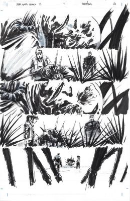 Brian Thies | Star Wars Legacy Issue 07 Page 21 | Splash Page