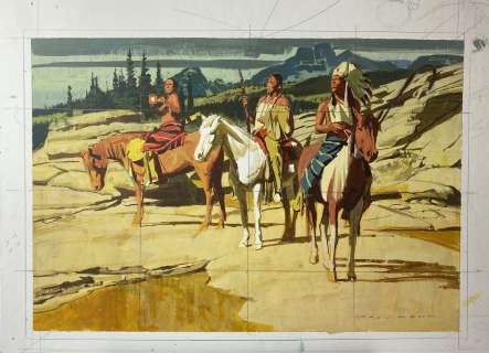 Paul Mann | Paul Mann Western Gallery Color Roughs 2004-2008 #59 | Galactic Gallery