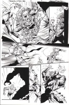 Jay Leisten | Predator Vs Spider-Man #4 P.4 - Jameson Vs Predator - 2025 | Anthony’s Comic Book Art