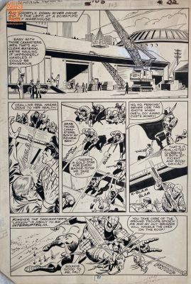 Jerry Bingham Mike Esposito | Marvel Team-Up 103 Pg 17 (Marvel, 1981) Early Taskmaster | Will’s Comic Art Page
