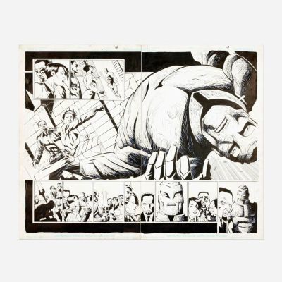 Lot 150 - Joe Bennett and Joe Prado, Checkmate #16 Story Pages 18 and 19 Original Art (DC Comics, 2007) | Landry Pop Auctions