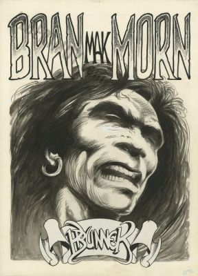 Frank Brunner | Bran Mak Morn Page Cover | Albert Moy