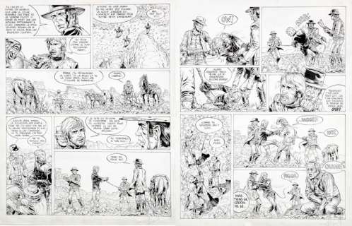 Swolfs | Durango, planches n°33 et n°34 Ã  l’encre de Chi… | Banque Dessinée
