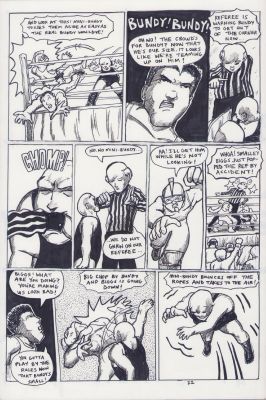Brien Cardello | King Kong Bundy #2 Pg. 23 - Coa Included Issue 2 Page 23 | Anthony’s Comic Book Art