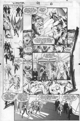 Portacio, Whilce - X-Factor #69 Page 6, Original X-Men Team | Cool Lines Art